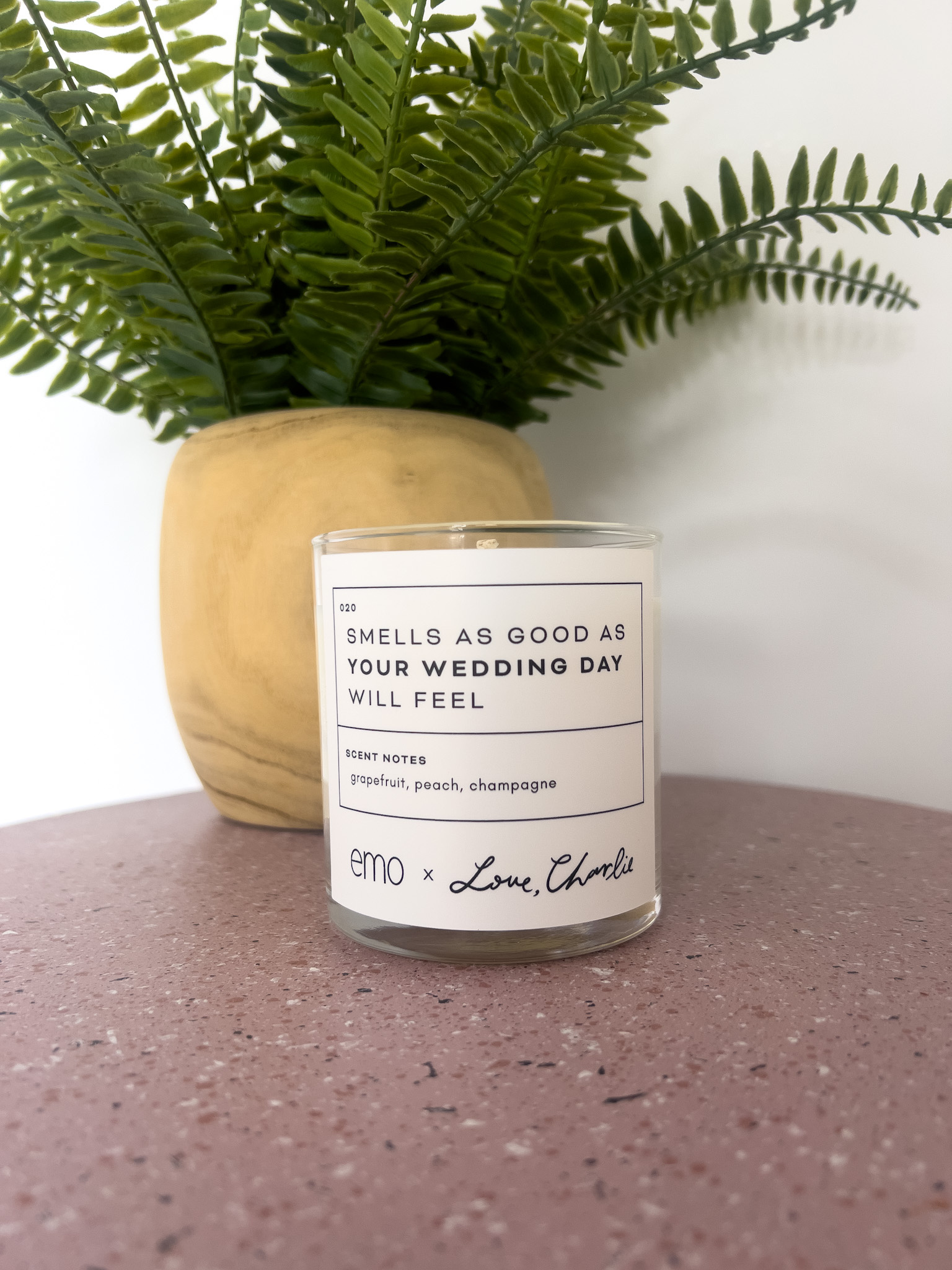 Love, Charlie Merch Smells As Good As Your Wedding Day Will Feel Candle