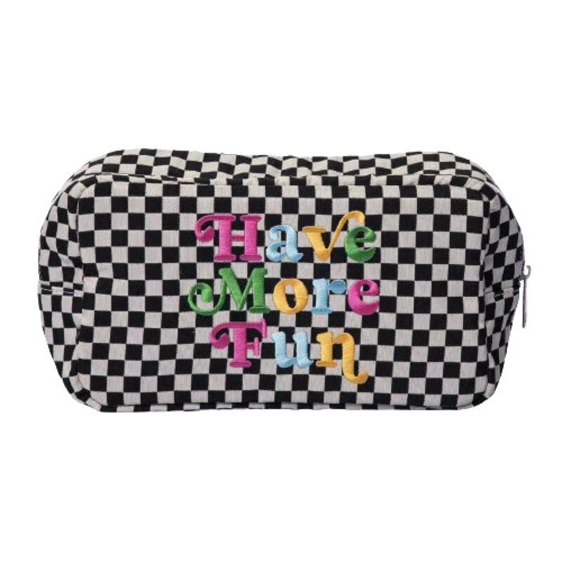 Totalee Have More Fun Checkered Bag