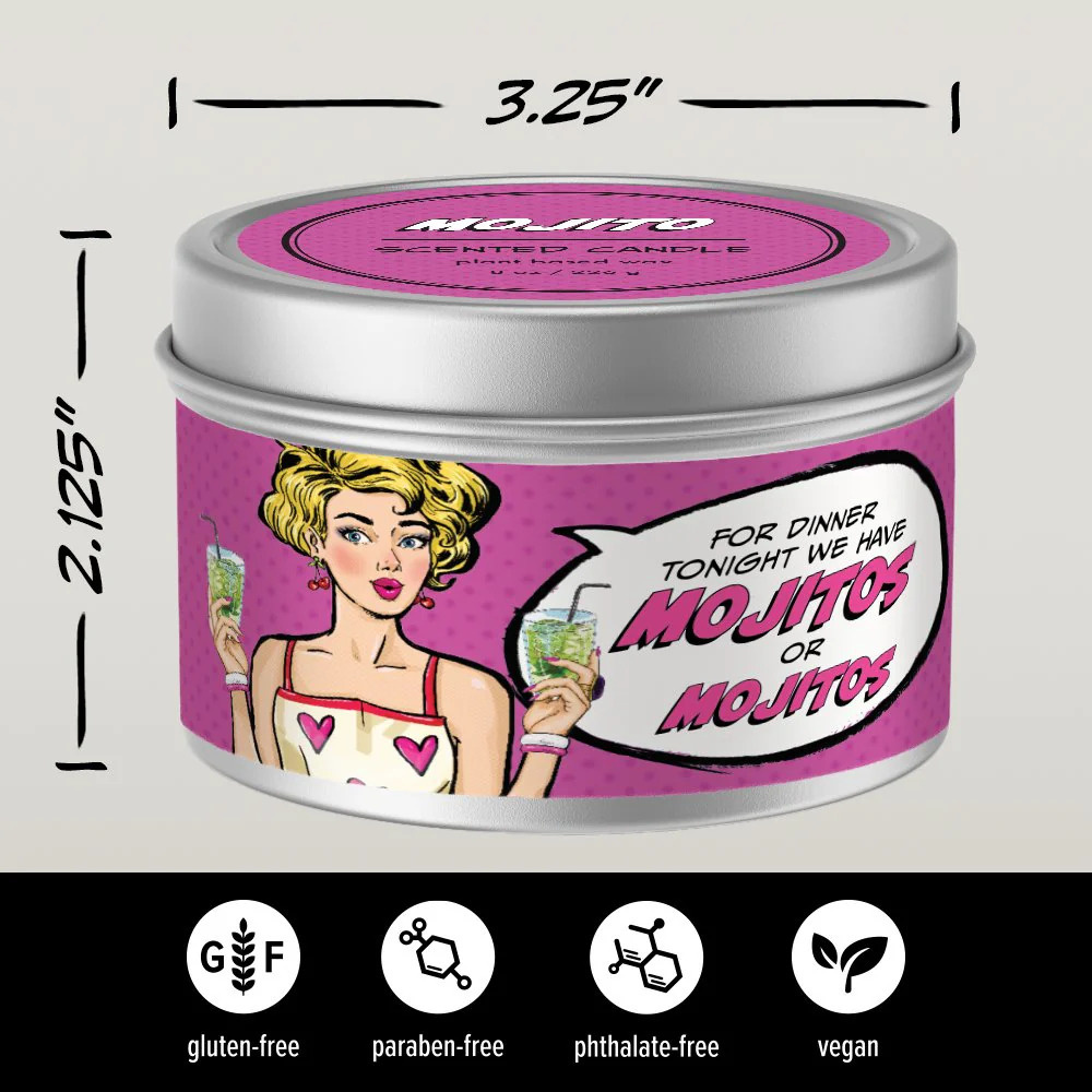 papersalt Pop Life Mojito Candle