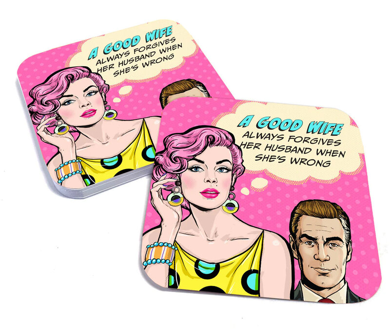 papersalt A Good Wife Coasters