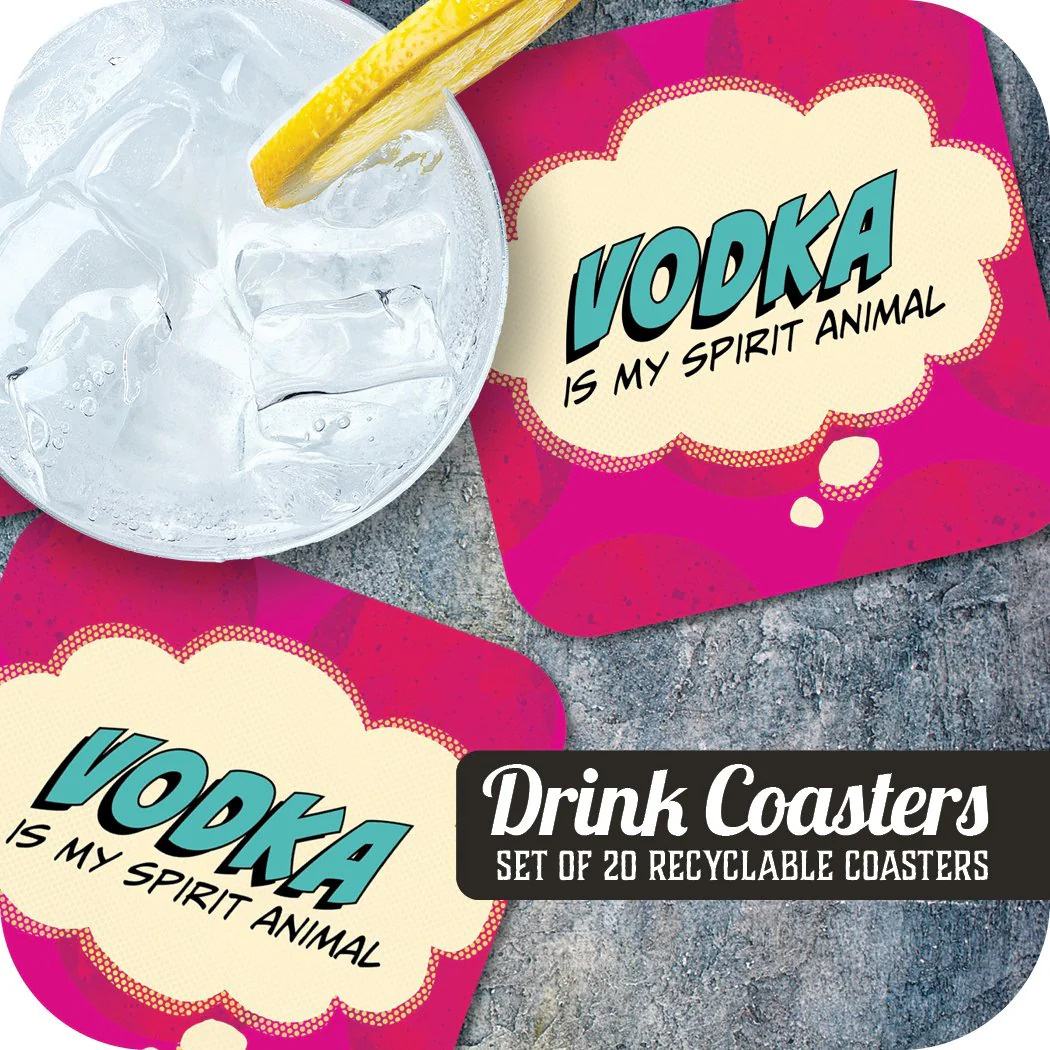papersalt Spirit Animal Coasters