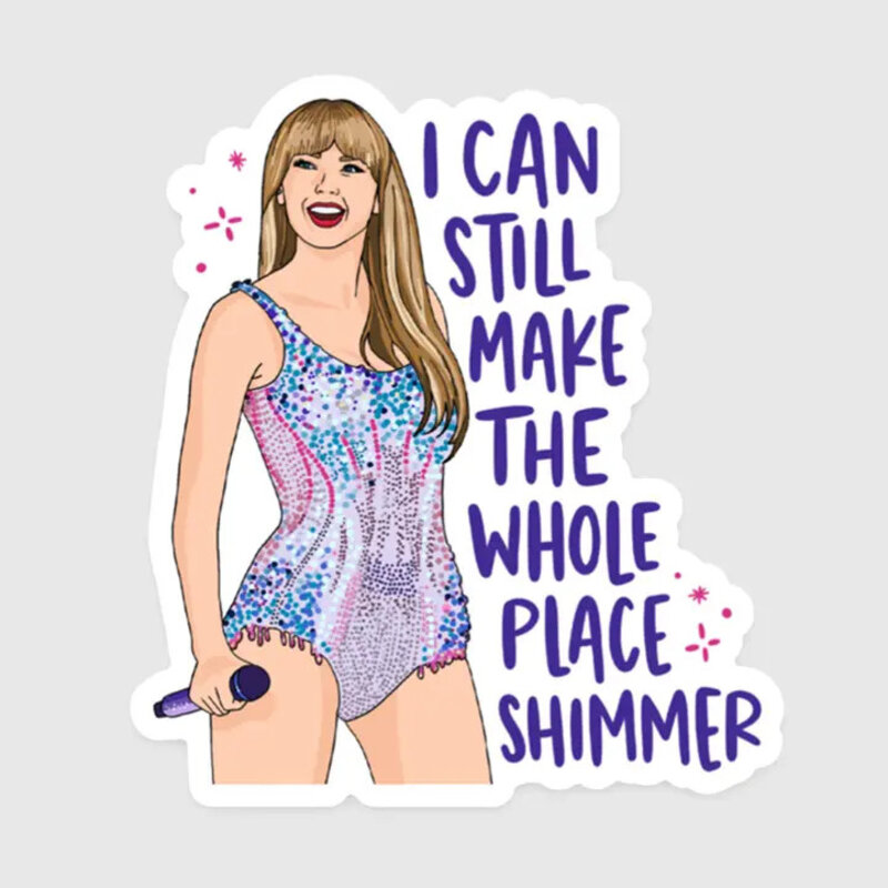 Brittany Paige Tay Shimmer Sticker