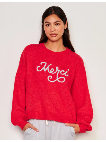 Sundry Merci Crewneck Sweater