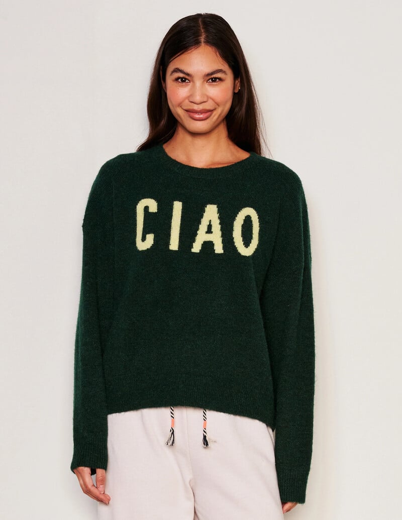 Sundry Ciao Crewneck Sweater