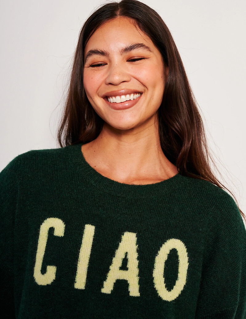 Sundry Ciao Crewneck Sweater