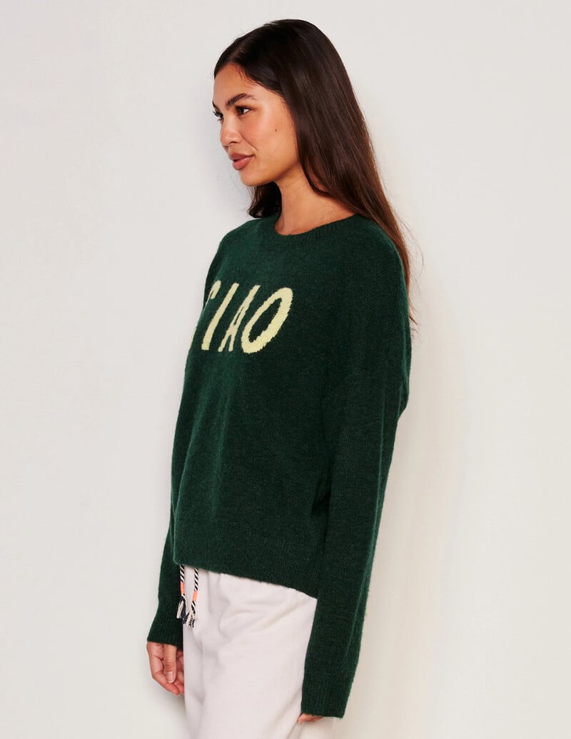 Sundry Ciao Crewneck Sweater