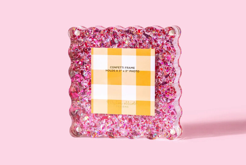 Taylor Elliott Designs Pink Confetti Small Frame