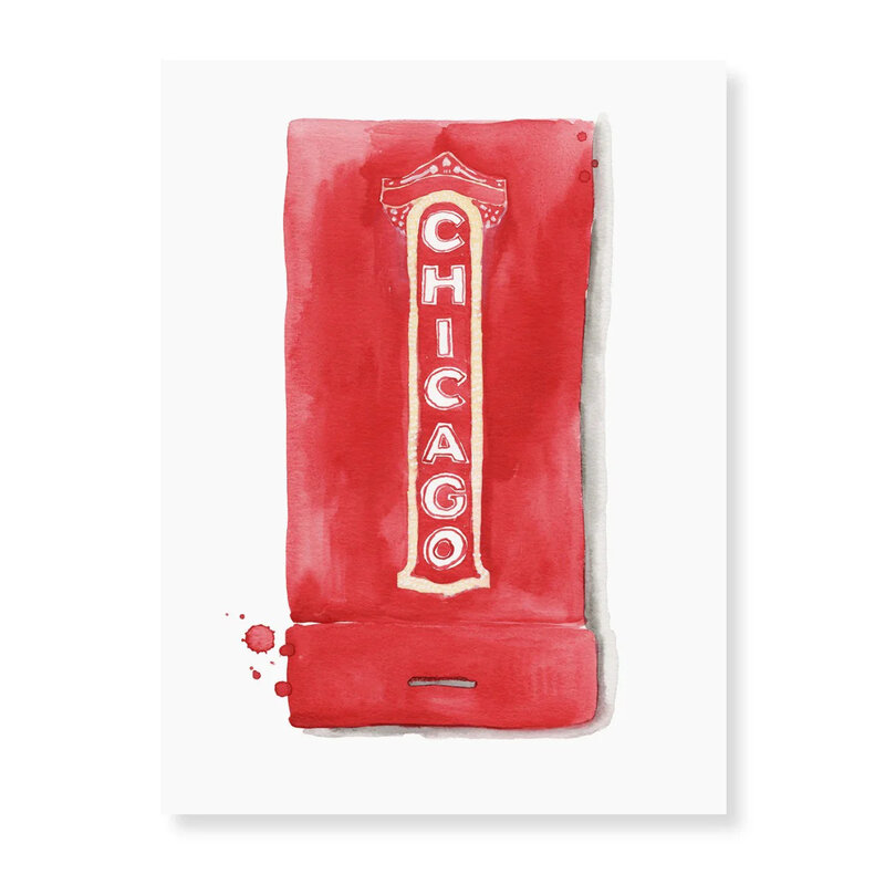 Furbish Studio Chicago Matchbook 5x7 Print