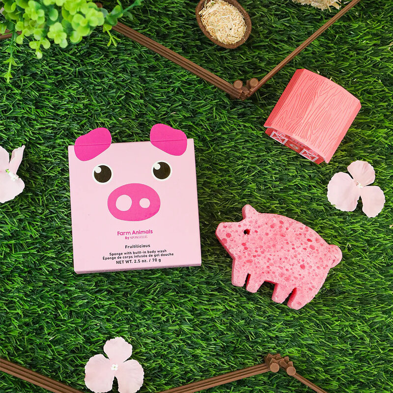 Spongelle Peggy Pig Sponge Animals