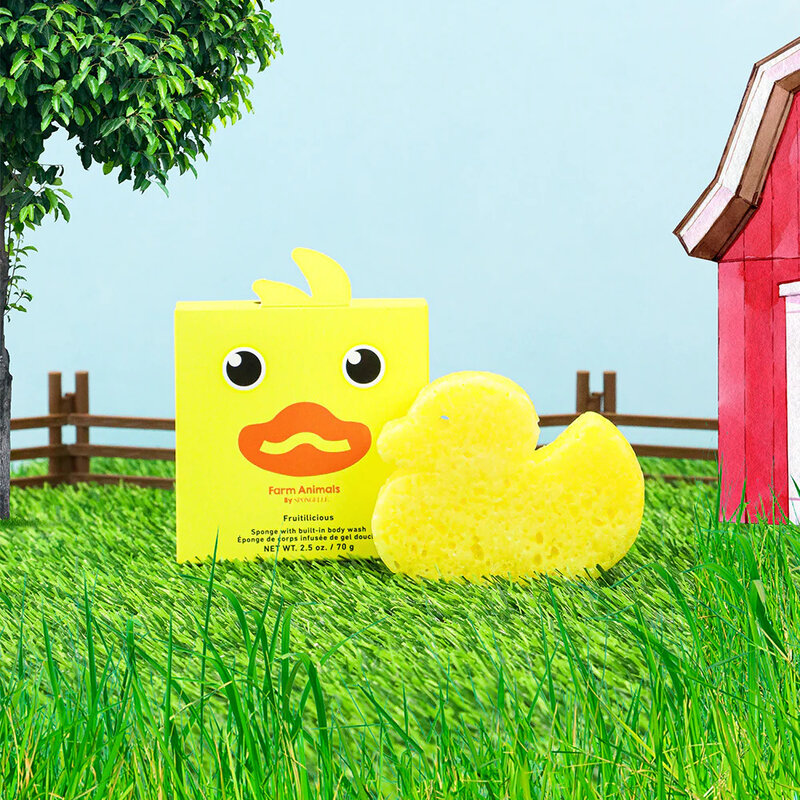 Spongelle Danny Duck Sponge Animals