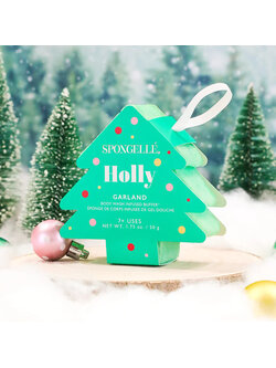 Spongelle Holiday Tree Ornament-Holly