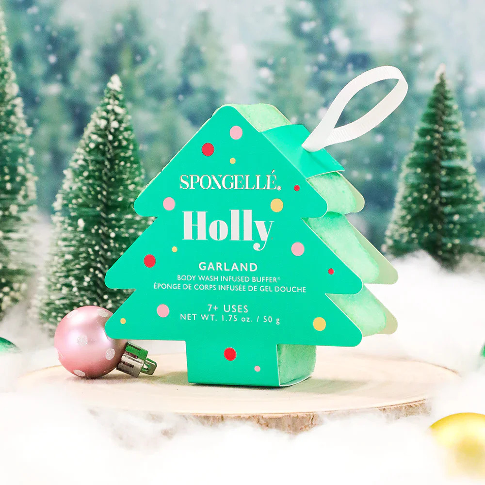 Spongelle Holiday Tree Ornament-Holly