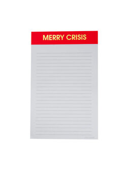 Chez Gagne Merry Crisis Notepad