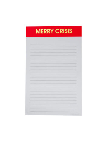 Chez Gagne Merry Crisis Notepad