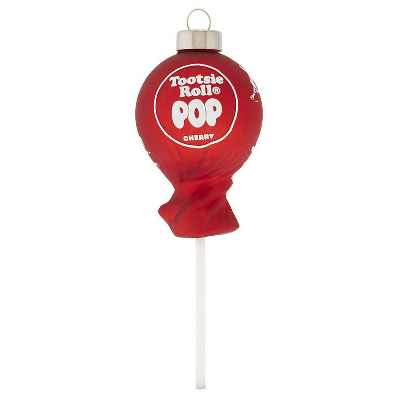 kat + annie Cherry Tootsie Poll Pop Ornament
