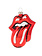 kat + annie Rolling Stones Tongue Ornament