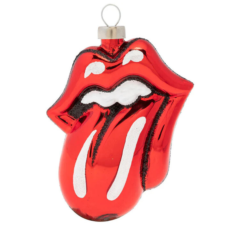 kat + annie Rolling Stones Tongue Ornament