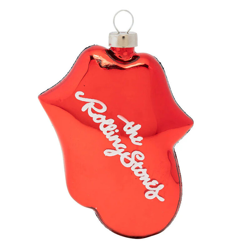 kat + annie Rolling Stones Tongue Ornament