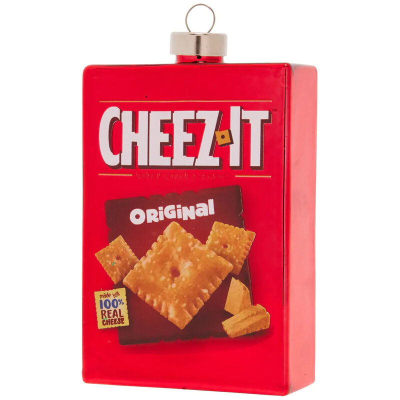 kat + annie Cheeky Cheez-It Ornament