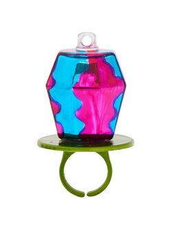 kat + annie Twisted Berry Blast Ring Pop Ornament