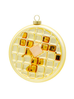 kat + annie EGGO Waffle Ornament