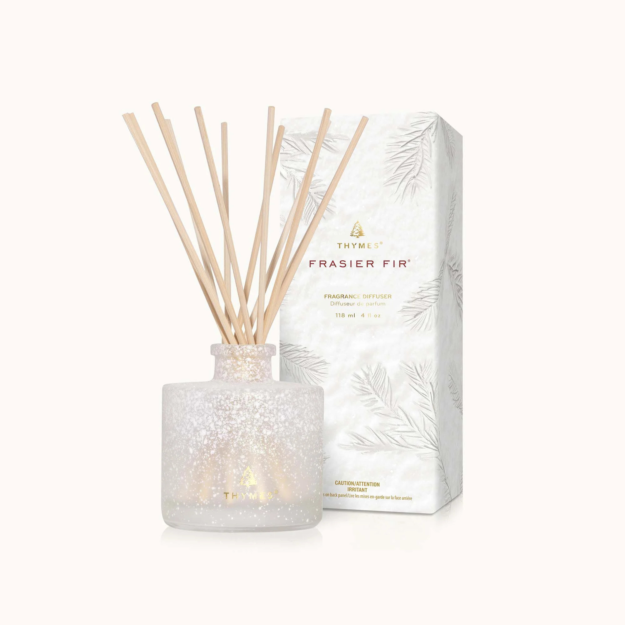 Thymes Frasier Fir Flocked Diffuser 4oz