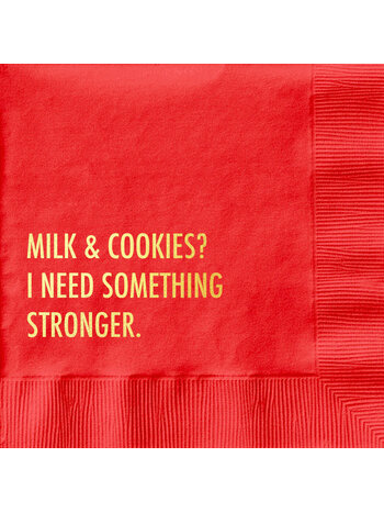 Pretty Alright Goods Milk and Cookies Napkin