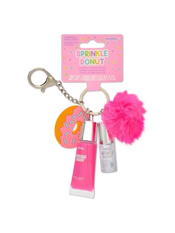 Iscream Donut Lip Balm Keychain