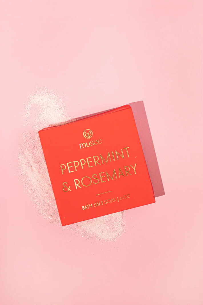 Musee Peppermint & Rosemary Mini Salt Soak