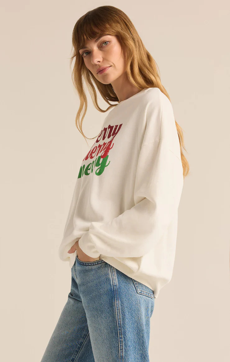 Z Supply Merry Sunday Sweatshirt