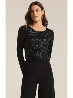 Z Supply Aurora Sequin Top