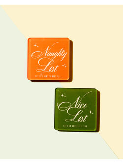 tart BY TAYLOR Naughty Nice Coaster