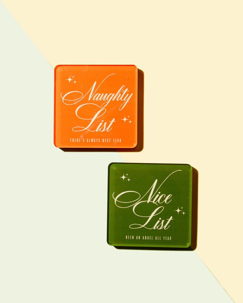 tart BY TAYLOR Naughty Nice Coaster