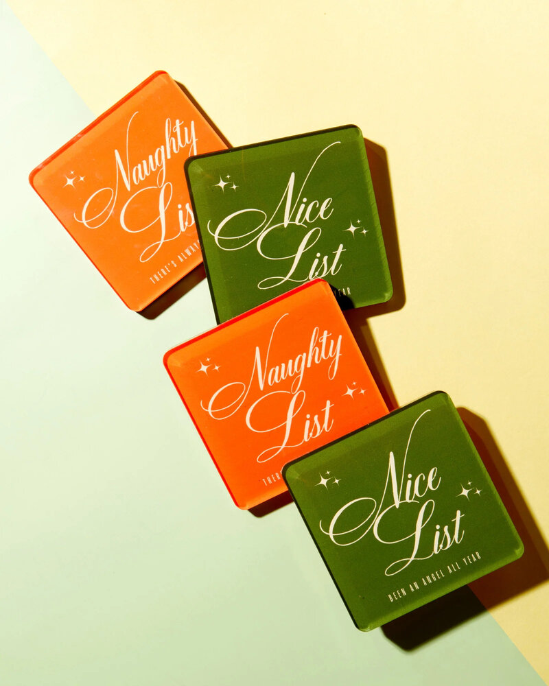 tart BY TAYLOR Naughty Nice Coaster