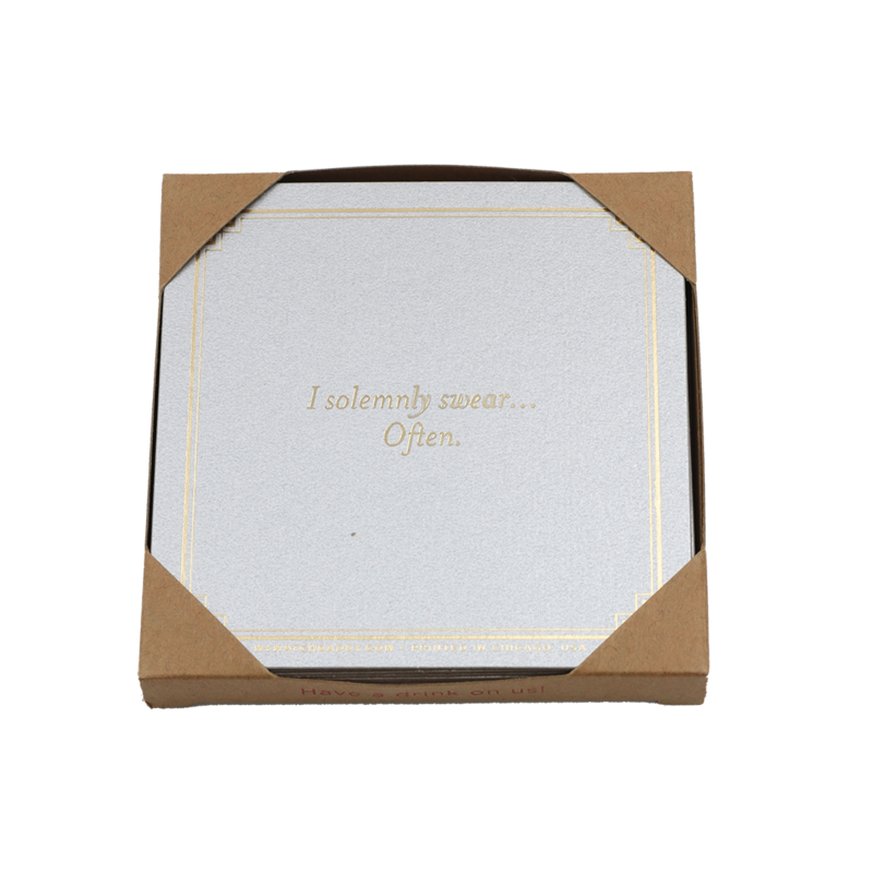 MATCHDADDY I Solemnly Swear Coaster