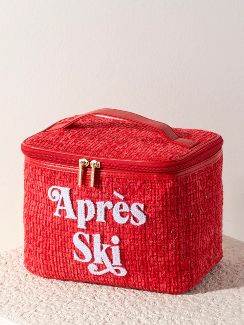Apres Ski Cosmetic Case-Red