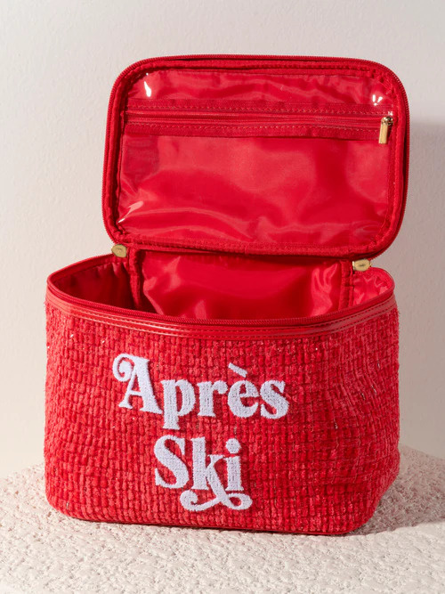 Apres Ski Cosmetic Case-Red