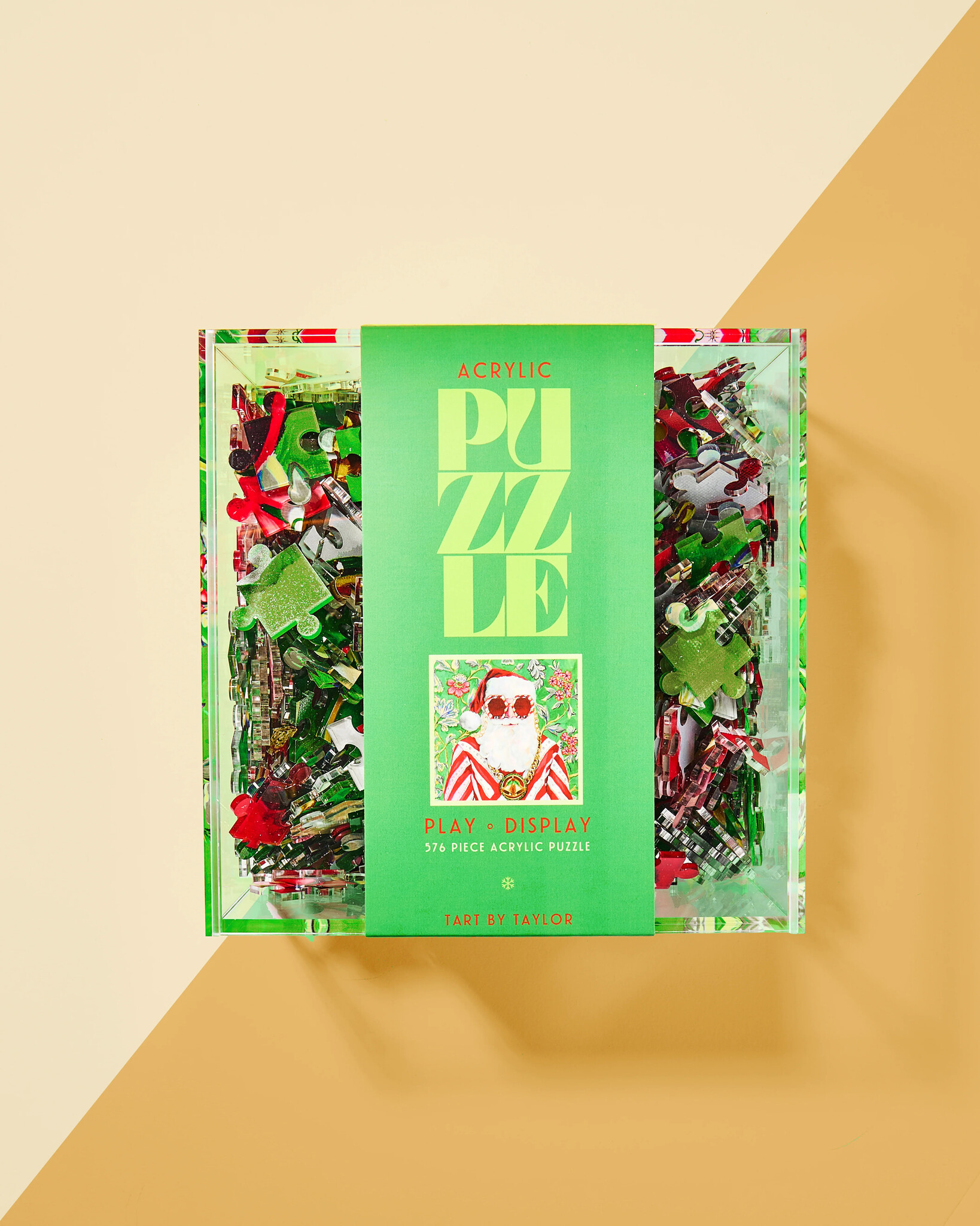 tart BY TAYLOR Swanky Santa Acrylic Puzzle