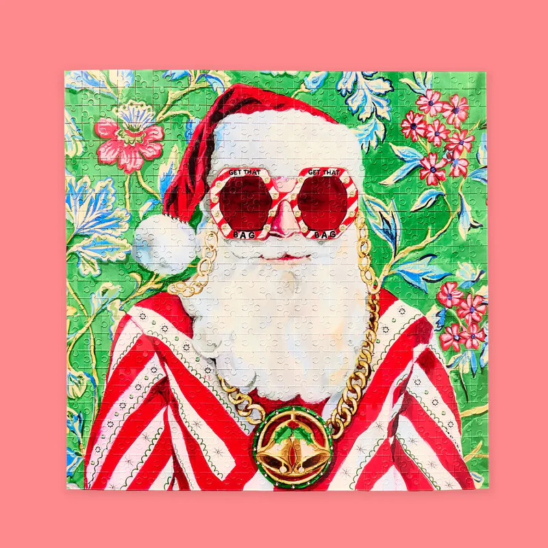 tart BY TAYLOR Swanky Santa Acrylic Puzzle