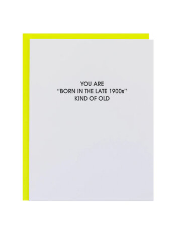 Chez Gagne Born in the Late 1900's Old Greeting Card