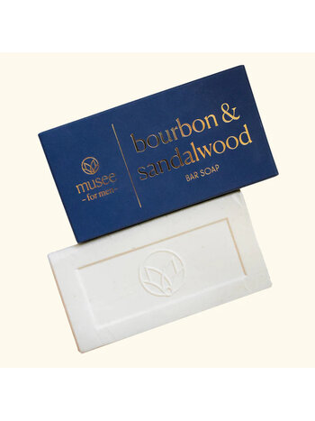 Musee Bourbon & Sandalwood Bar Soap