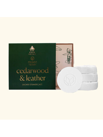 Musee Cedarwood & Leather Shower Steamers