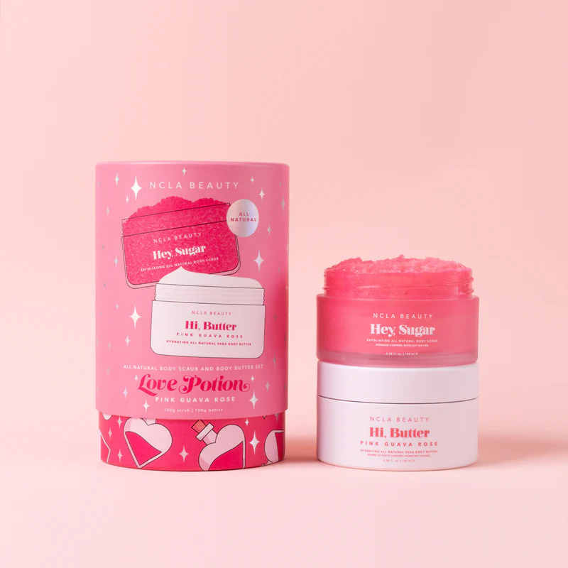 NCLA Beauty Love Potion Body Scrub + Body Butter Set