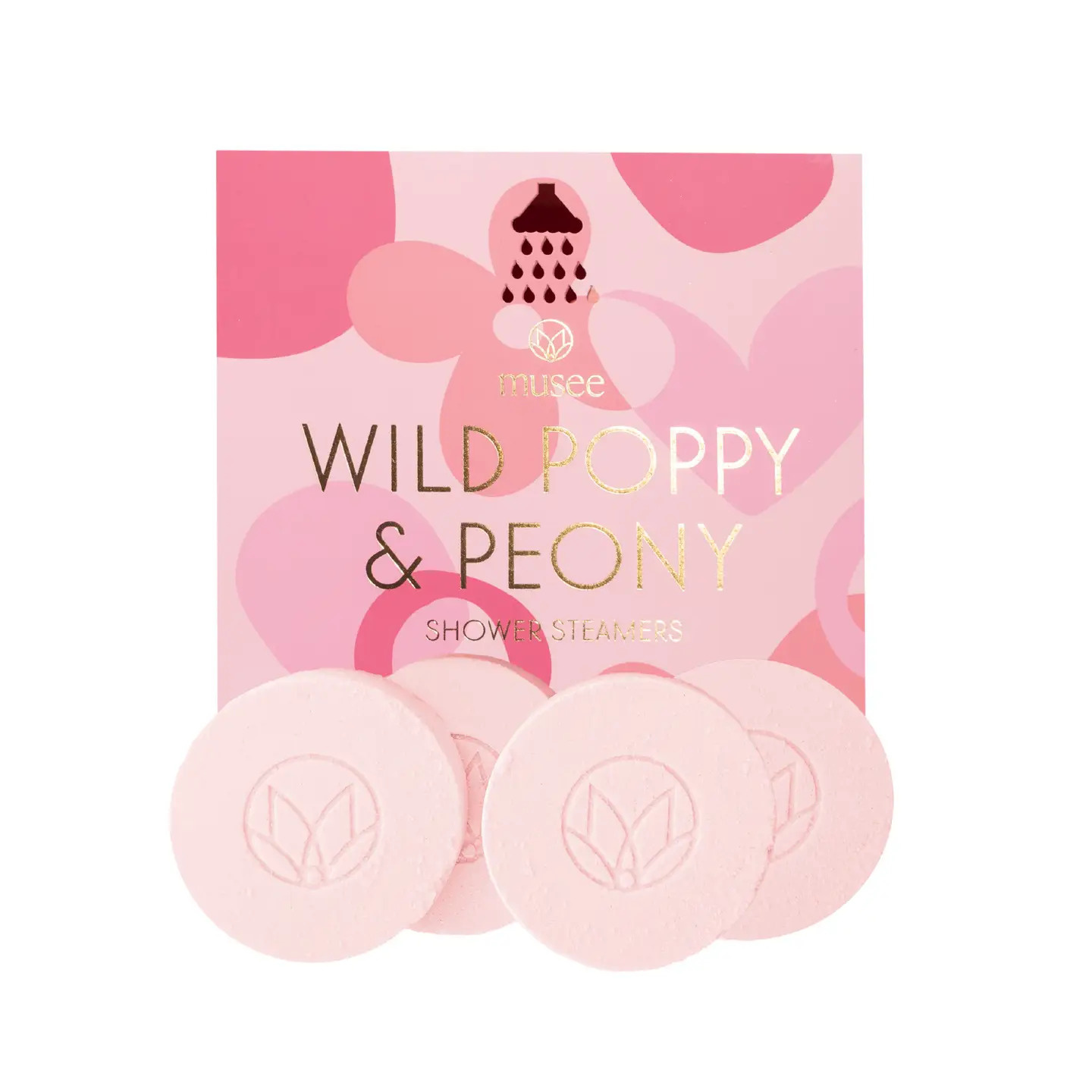Musee Wild Poppy & Peony Shower Steamers