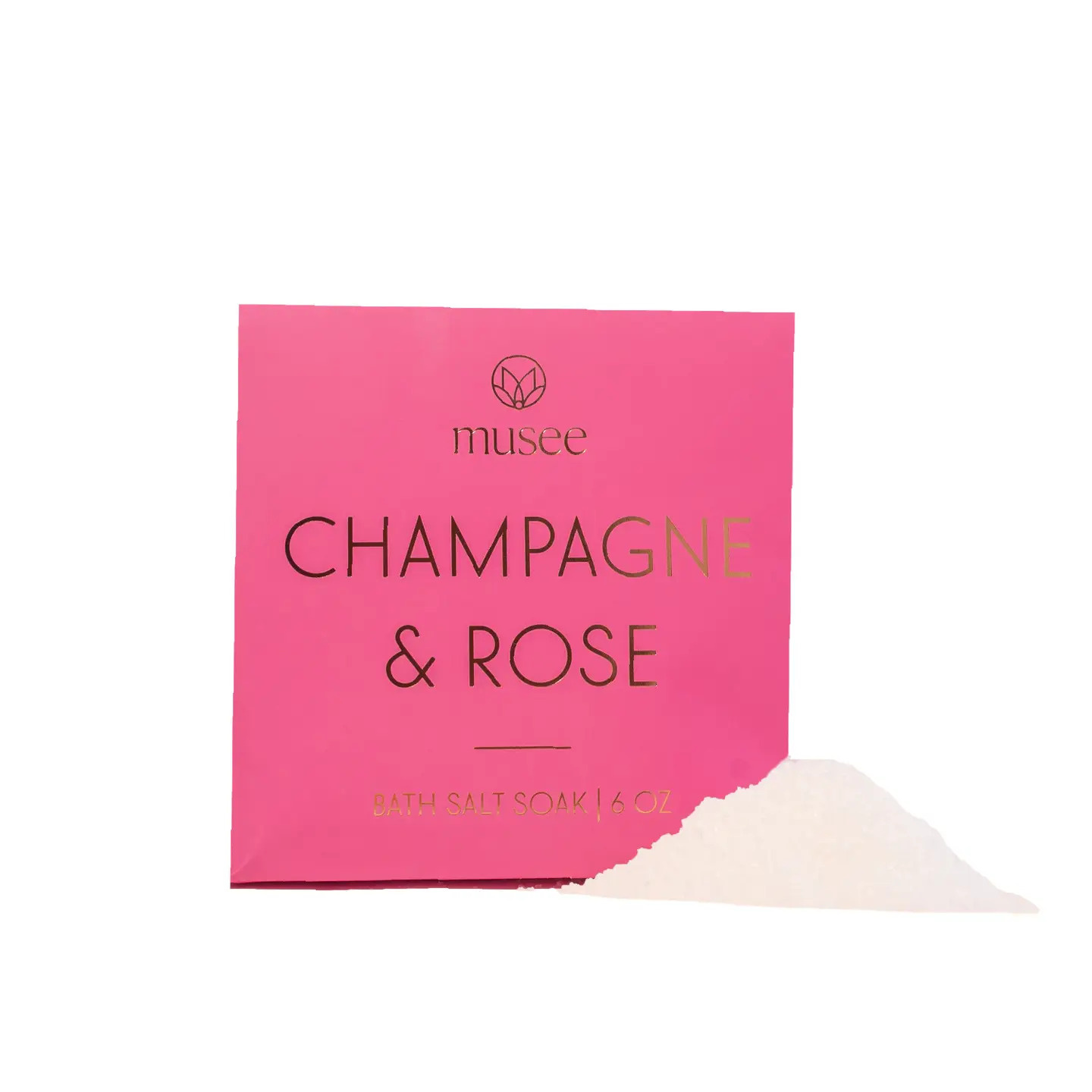 Musee Champagne & Rose Mini Bath Salt Soak