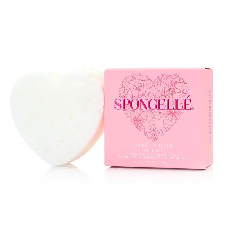 Spongelle Beloved Lily Heart Buffer