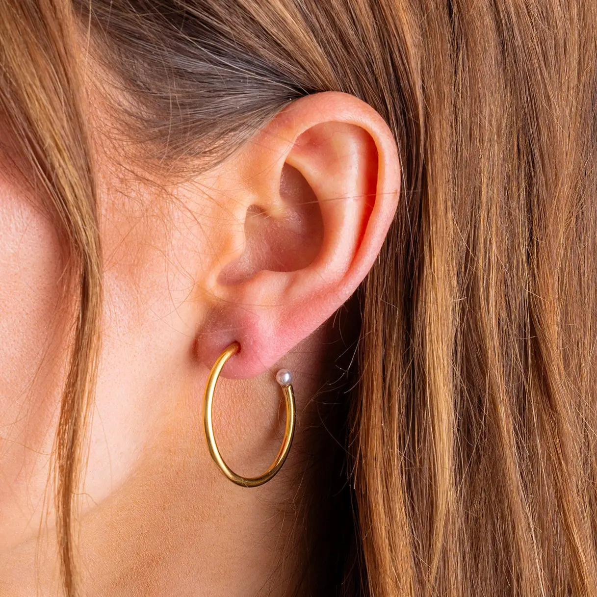 Taylor Elliott Designs Alexis Gold Hoop-Small