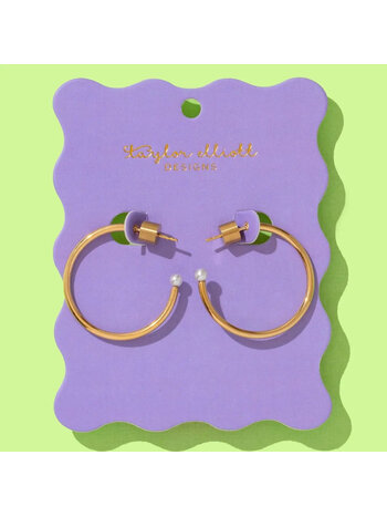 Taylor Elliott Designs Alexis Gold Hoop-Small