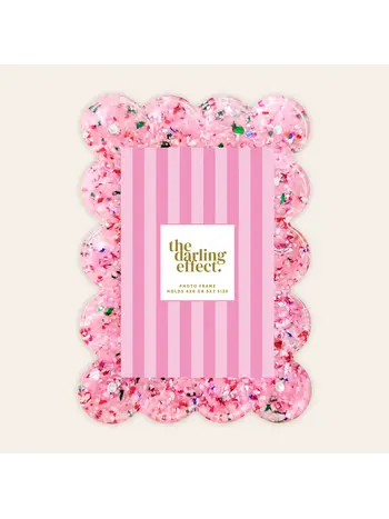 The Darling Effect Rectangle Scalloped Acrylic Frame
