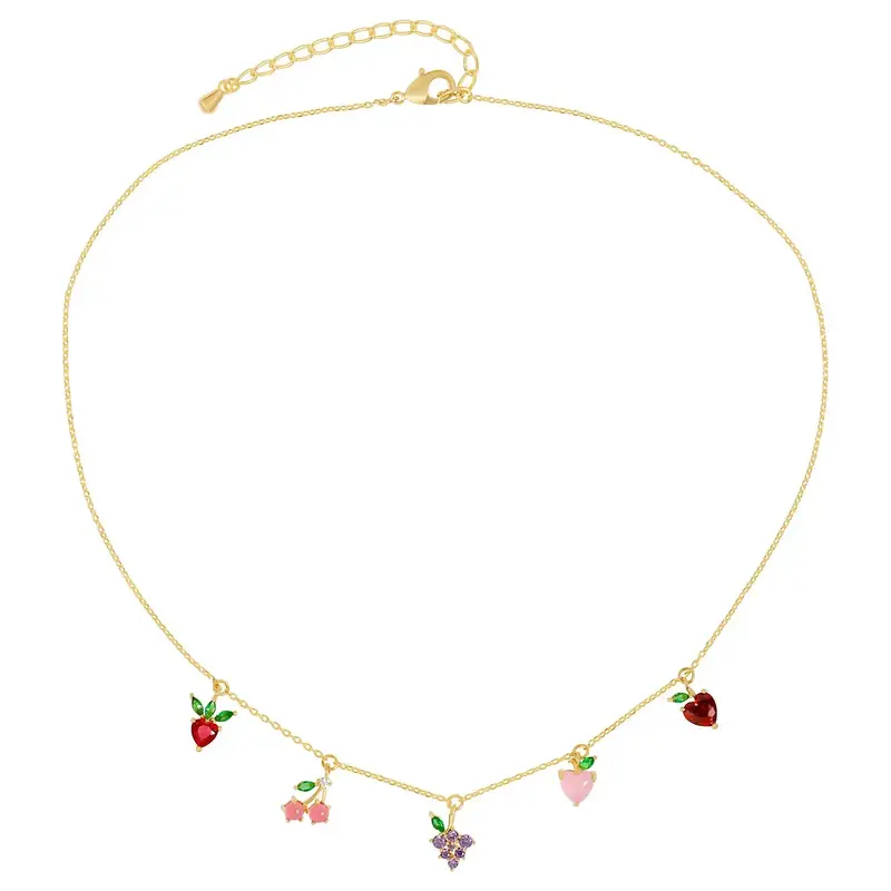 Girls Crew Fruit Basket Choker